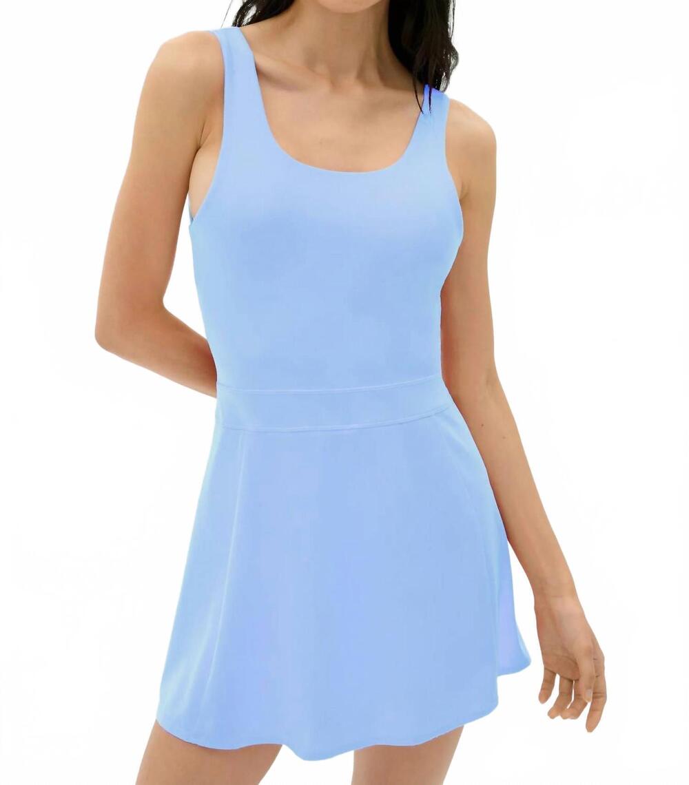 NEW SPLITS59 women's martina rigor dress in skylight